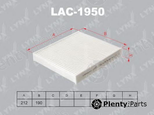  LYNXauto part LAC-1950 (LAC1950) Filter, interior air