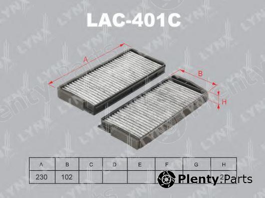 LYNXauto part LAC-401C (LAC401C) Filter, interior air