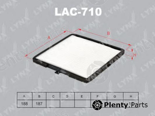  LYNXauto part LAC-710 (LAC710) Filter, interior air