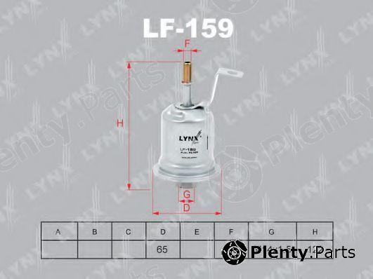  LYNXauto part LF-159 (LF159) Fuel filter