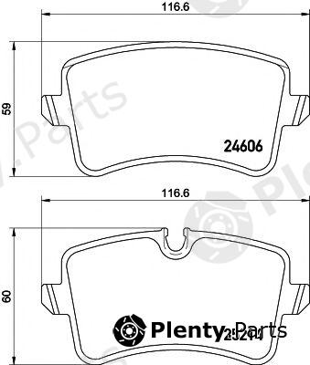  HELLA PAGID part 8DB355015-201 (8DB355015201) Brake Pad Set, disc brake