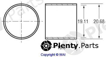  WAIglobal part 62-1701 (621701) Bush, starter shaft