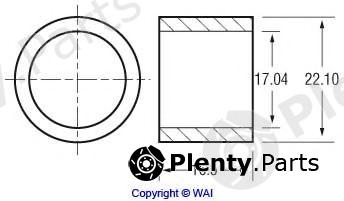  WAIglobal part 62-83600 (6283600) Bush, starter shaft