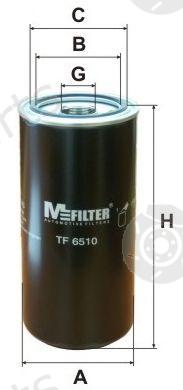  MFILTER part TF6510 Oil Filter