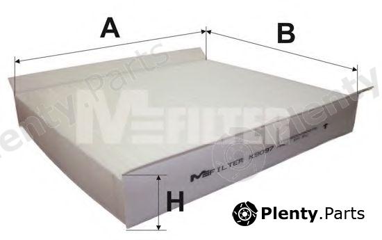  MFILTER part K9097 Filter, interior air