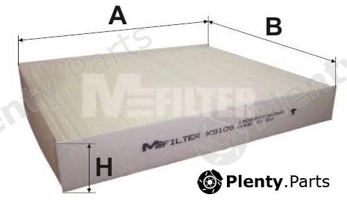  MFILTER part K9109 Filter, interior air