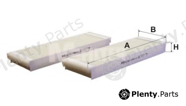  MFILTER part K987-2 (K9872) Filter, interior air
