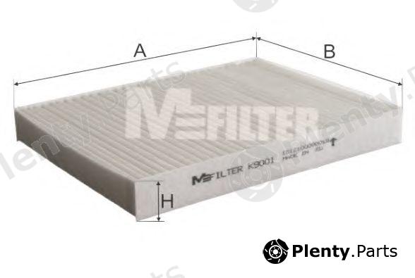  MFILTER part K9001 Filter, interior air