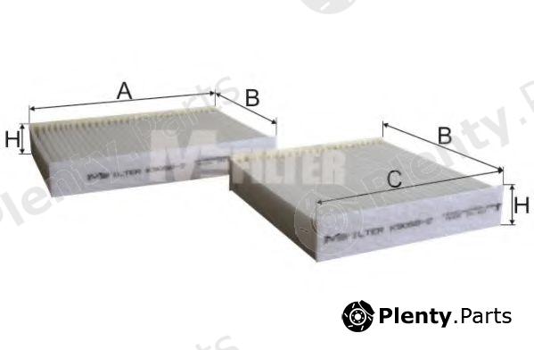  MFILTER part K9058-2 (K90582) Filter, interior air