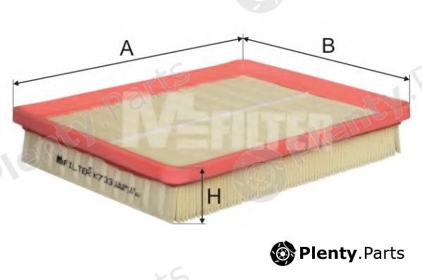  MFILTER part K733 Air Filter