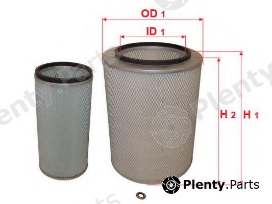  SAKURA part A-1342-S (A1342S) Air Filter