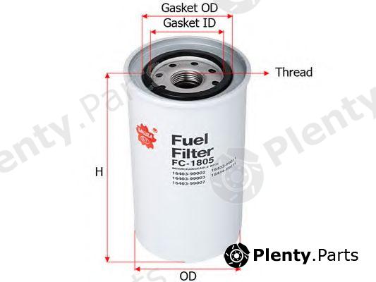  SAKURA part FC1805 Fuel filter