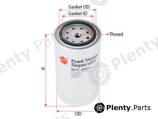  SAKURA part SFC2201 Fuel filter