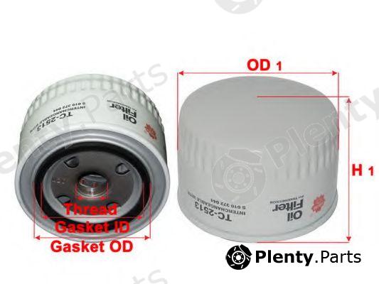  SAKURA part TC-2513 (TC2513) Hydraulic Filter, automatic transmission