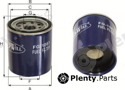  GOODWILL part FG1083 Fuel filter