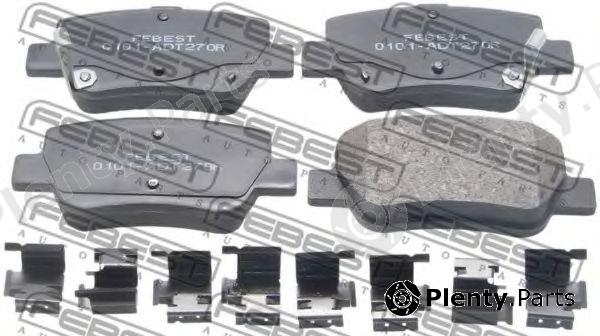  FEBEST part 0101-ADT270R (0101ADT270R) Brake Pad Set, disc brake
