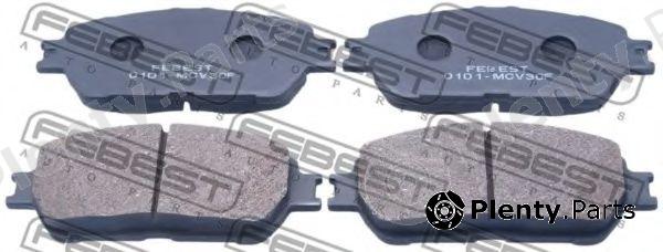  FEBEST part 0101-MCV30F (0101MCV30F) Brake Pad Set, disc brake