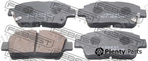  FEBEST part 0101-NCP20F (0101NCP20F) Brake Pad Set, disc brake