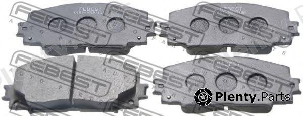  FEBEST part 0101-NSP130F (0101NSP130F) Brake Pad Set, disc brake
