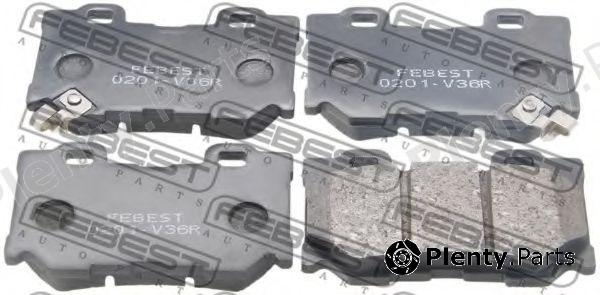  FEBEST part 0201-V36R (0201V36R) Brake Pad Set, disc brake