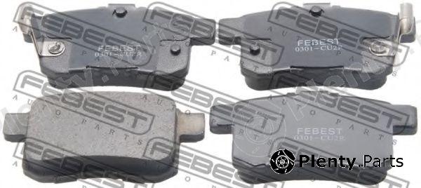  FEBEST part 0301-CU2R (0301CU2R) Brake Pad Set, disc brake