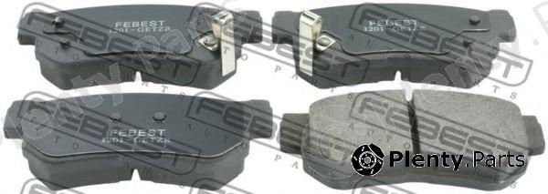  FEBEST part 1201-GETZR (1201GETZR) Brake Pad Set, disc brake