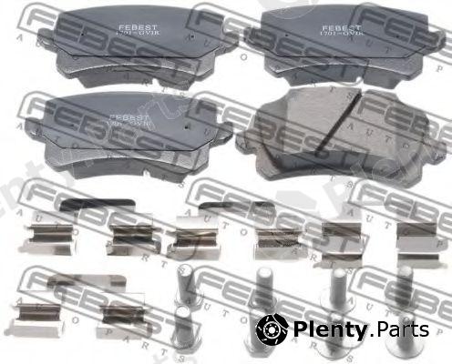  FEBEST part 1701-GVIR (1701GVIR) Brake Pad Set, disc brake