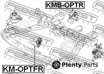 FEBEST part KM-OPTFR (KMOPTFR) Engine Mounting