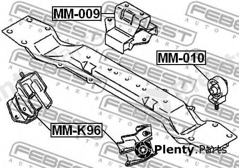  FEBEST part MM-009 (MM009) Engine Mounting