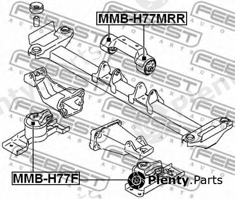  FEBEST part MMB-H77F (MMBH77F) Engine Mounting