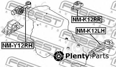  FEBEST part NM-Y12RH (NMY12RH) Engine Mounting