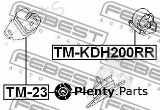  FEBEST part TM-KDH200RR (TMKDH200RR) Engine Mounting