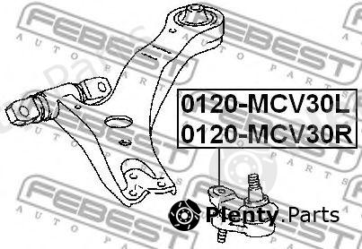  FEBEST part 0120MCV30L Ball Joint
