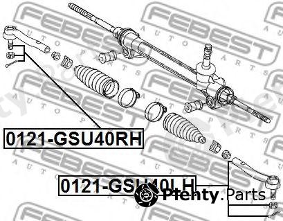  FEBEST part 0121-GSU40LH (0121GSU40LH) Tie Rod End