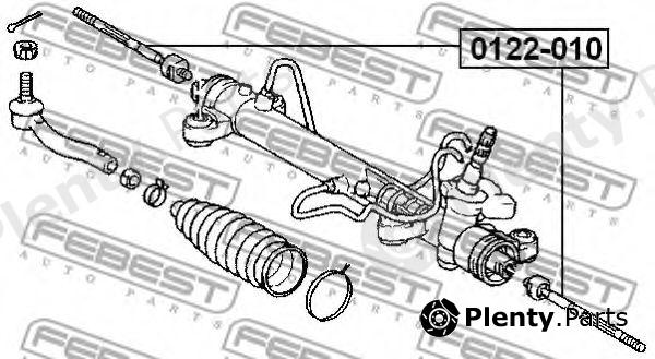  FEBEST part 0122010 Tie Rod Axle Joint