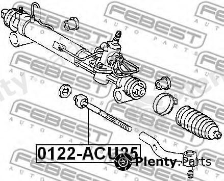  FEBEST part 0122ACU25 Tie Rod Axle Joint