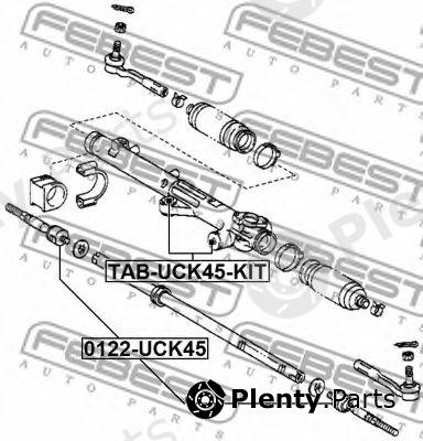  FEBEST part 0122-UCK45 (0122UCK45) Tie Rod Axle Joint