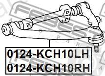  FEBEST part 0124-KCH10LH (0124KCH10LH) Track Control Arm