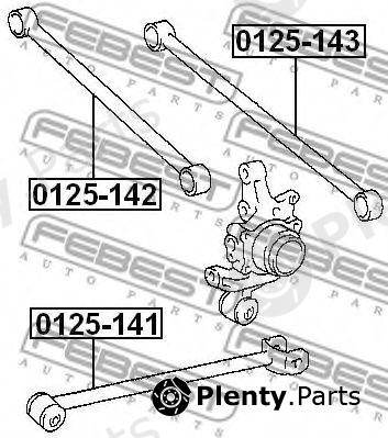  FEBEST part 0125142 Track Control Arm