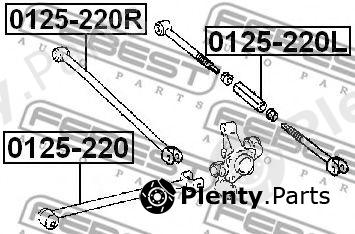  FEBEST part 0125220 Track Control Arm