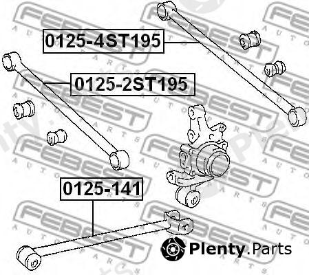  FEBEST part 01254ST195 Track Control Arm