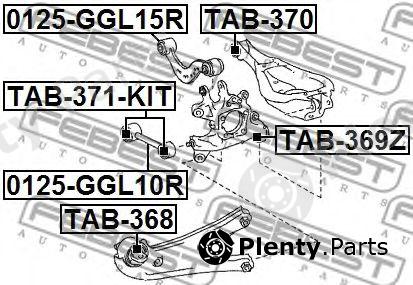  FEBEST part 0125-GGL15R (0125GGL15R) Track Control Arm