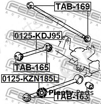  FEBEST part 0125KDJ95 Track Control Arm