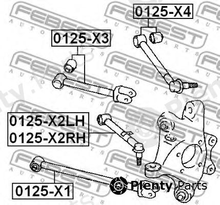  FEBEST part 0125X3 Track Control Arm