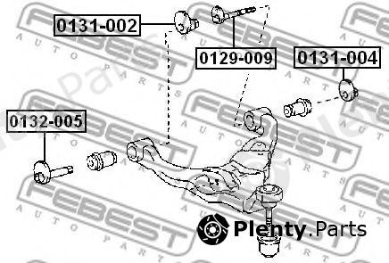  FEBEST part 0131002 Caster Shim, axle beam