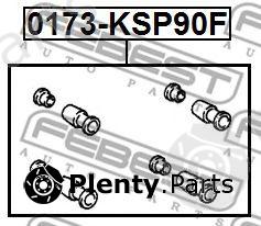  FEBEST part 0173-KSP90F (0173KSP90F) Bellow, brake caliper guide
