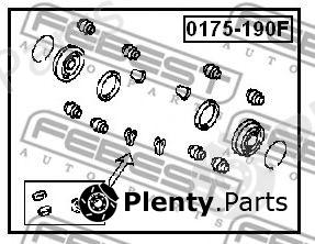  FEBEST part 0175190F Repair Kit, brake caliper