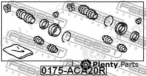  FEBEST part 0175-ACA20R (0175ACA20R) Repair Kit, brake caliper