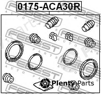  FEBEST part 0175-ACA30R (0175ACA30R) Repair Kit, brake caliper