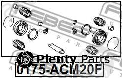  FEBEST part 0175-ACM20F (0175ACM20F) Repair Kit, brake caliper